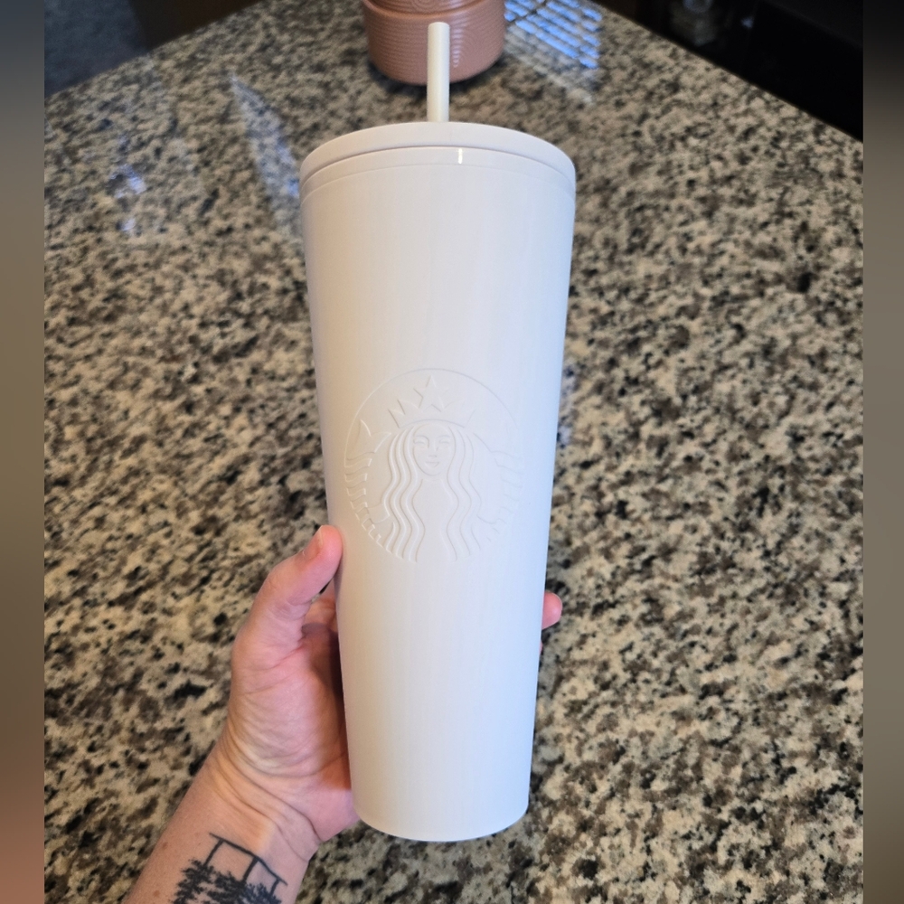 Starbucks Mexico Soft Touch Plastic Tumbler, released in 2023 NWT